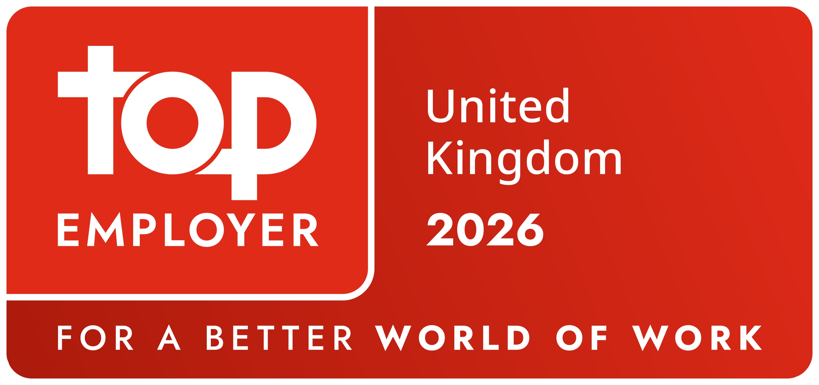 Award for Top Employer in the United Kingdom, 2026.